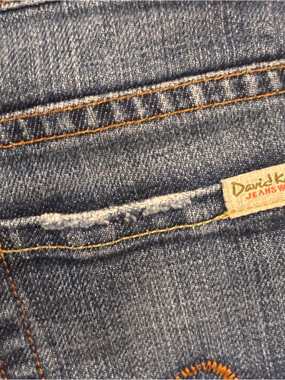 David Kahn Women’s Boot Cut Jeans in Medium Blue Wash SZ 10 - Picture 10 of 15